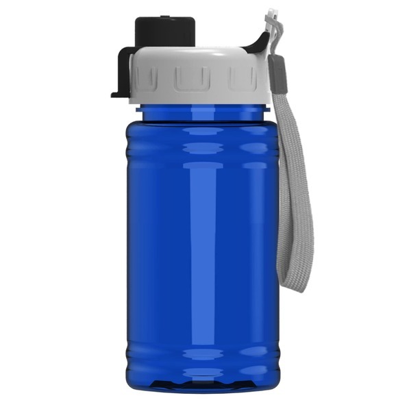Mini rPET UpCycle Sports Bottle w/ Quick Snap Lid, 16oz.