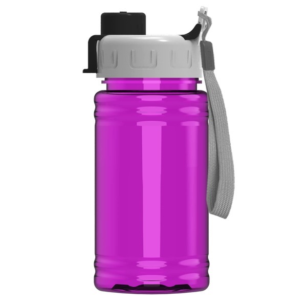 Mini rPET UpCycle Sports Bottle w/ Quick Snap Lid, 16oz.