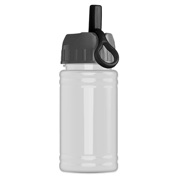 Mini rPET UpCycle Sports Bottle w/ Ring Straw Lid, 16oz.