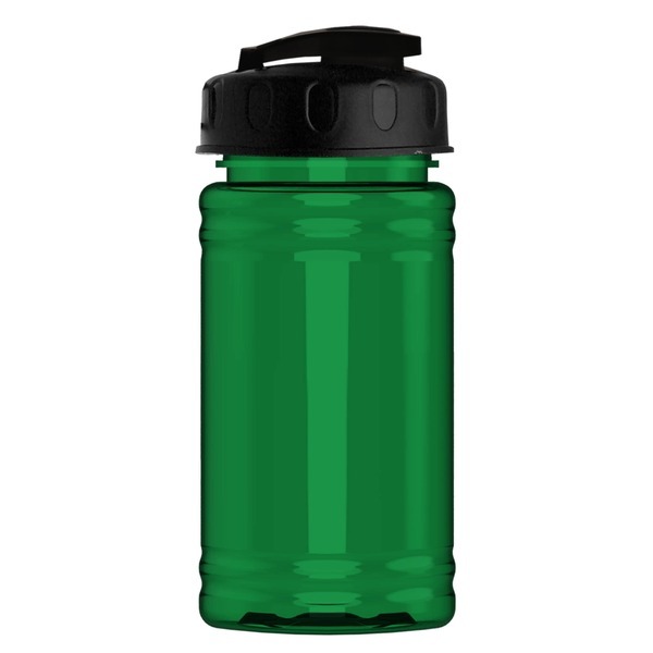 Mini rPET UpCycle Sports Bottle w/ USA Flip Lid, 16oz.