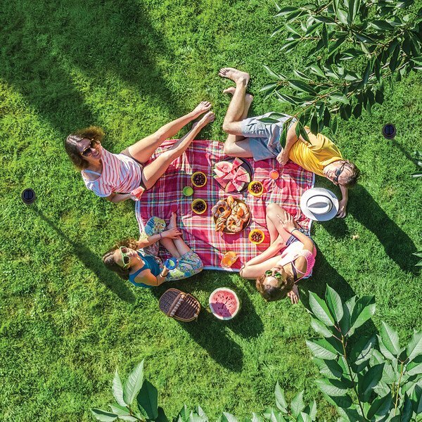 iLive™ Indoor & Outdoor Bluetooth Solar Speakers Set