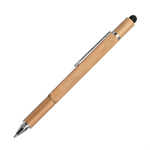 Jorge Bamboo Twist Action Multi-function Stylus Pen