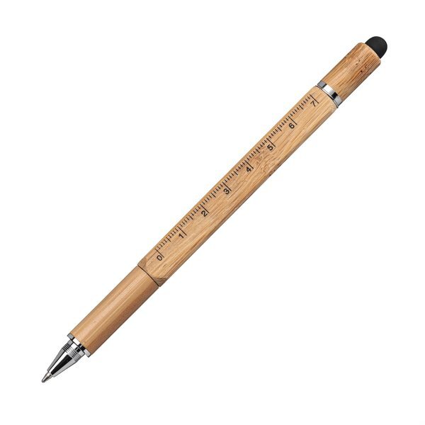Jorge Bamboo Twist Action Multi-function Stylus Pen