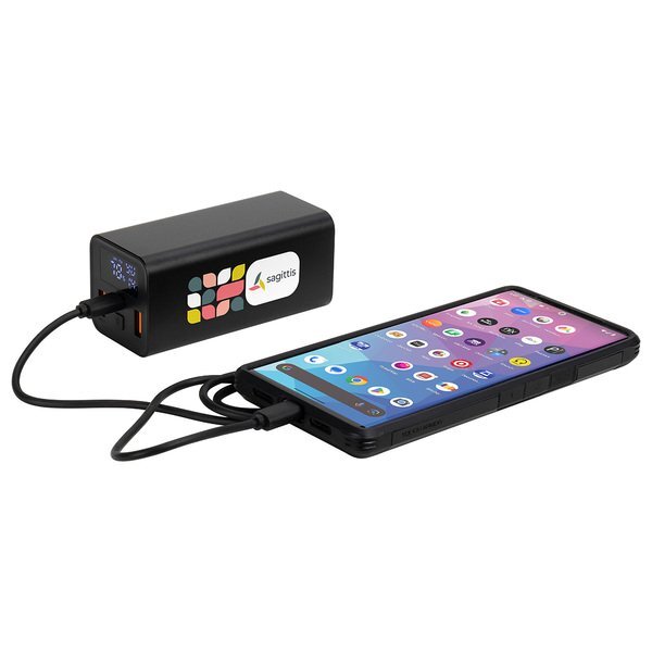 Touring 65W PD Power Bank w/ Type-C & Dual USB Ports, 20,000mAh