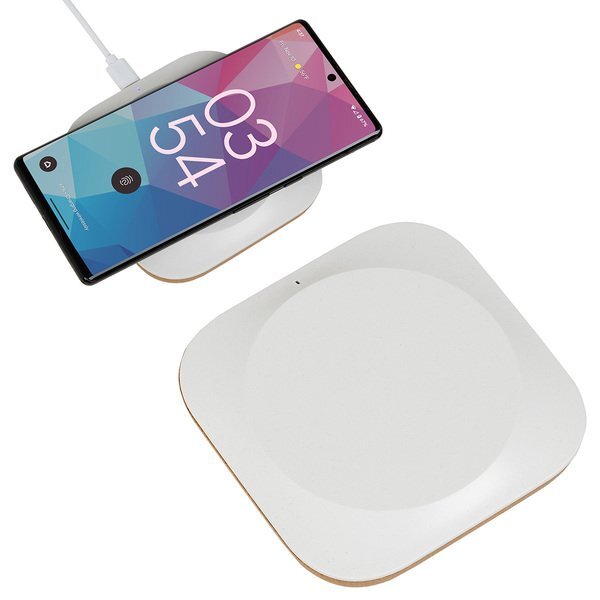 Trident 15W Cork & Recycled Plastic Wireless Charger