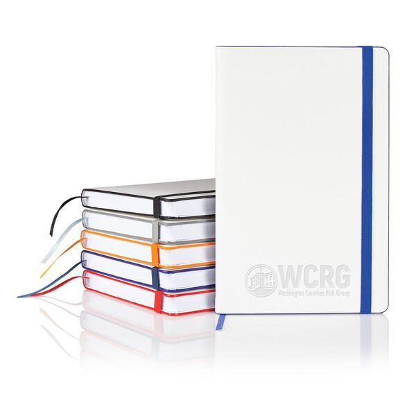 White Laser Medio White Pg Lined Journal