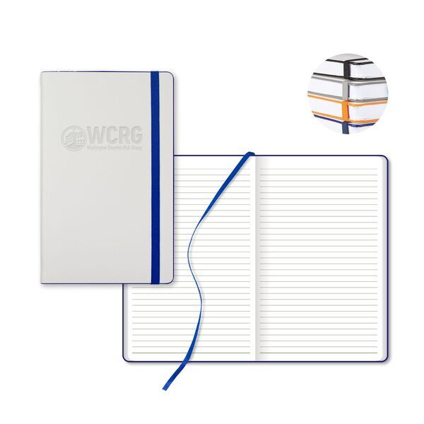 White Laser Medio White Pg Lined Journal