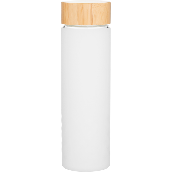 h2go Dawn Single Wall Glass Bottle w/ Silicone Sleeve, 18oz.