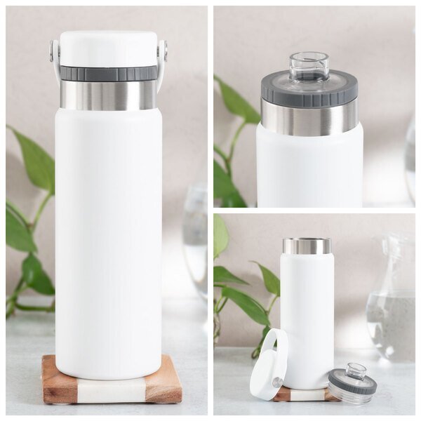 h2go Realm Double Wall Stainless Bottle, 25oz.