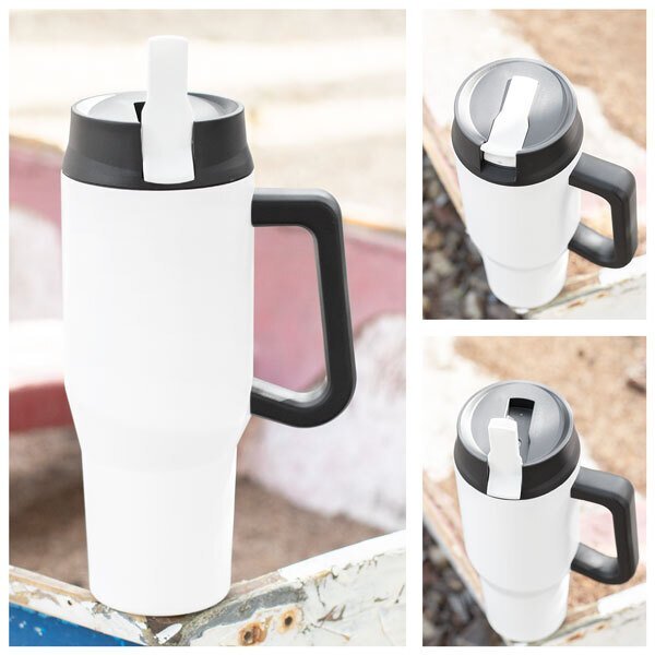 Terrain Double Wall Stainless Vacuum Insulated Mug, 32oz.