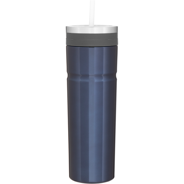 Veil Double Wall Stainless Tumbler w/ Straw, 20oz.