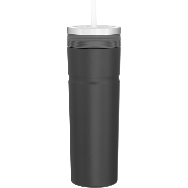 Veil Double Wall Stainless Tumbler w/ Straw, 20oz.