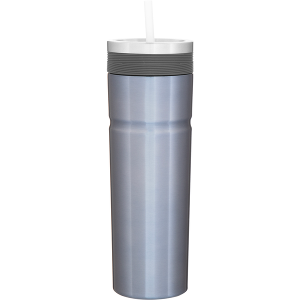 Veil Double Wall Stainless Tumbler w/ Straw, 20oz.