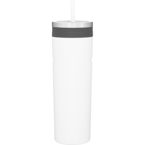 Veil Double Wall Stainless Tumbler w/ Straw, 20oz.