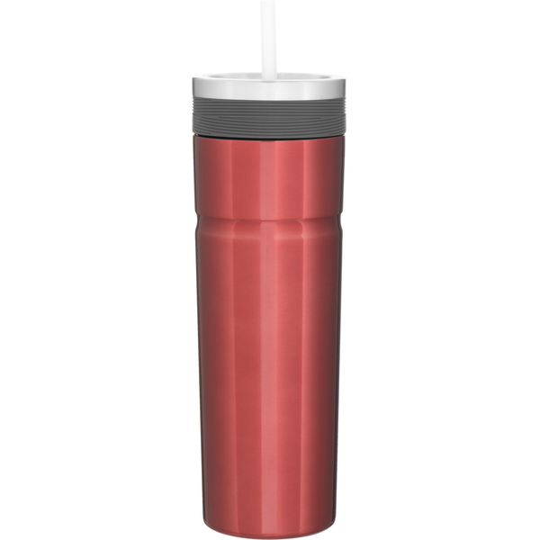 Veil Double Wall Stainless Tumbler w/ Straw, 20oz.