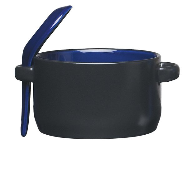 Cosmic Ceramic Soup Mug - Black, 12oz.