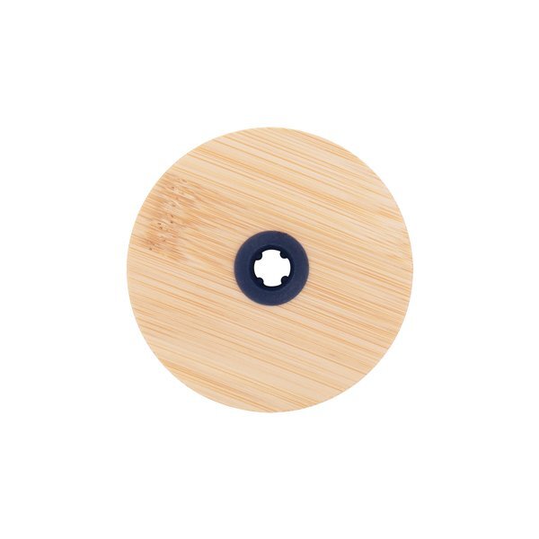 Totem Single Wall Glass Tumbler w/ Straw, 25oz.