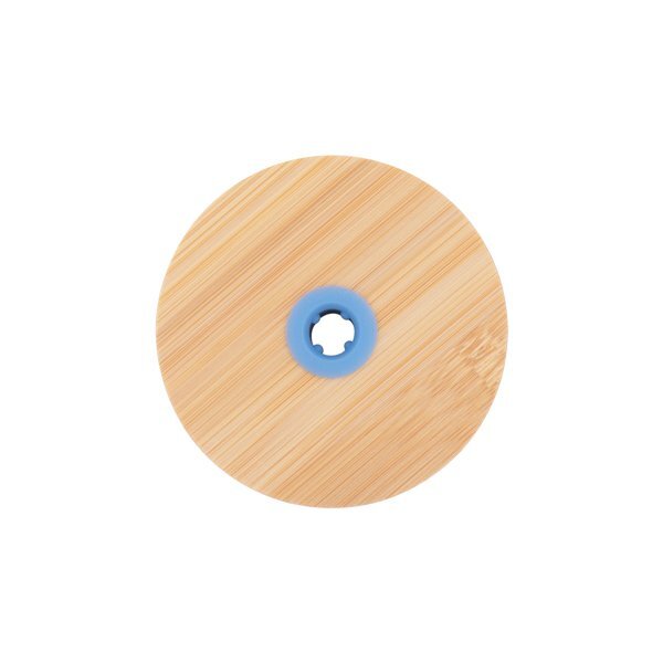 Totem Single Wall Glass Tumbler w/ Straw, 25oz.