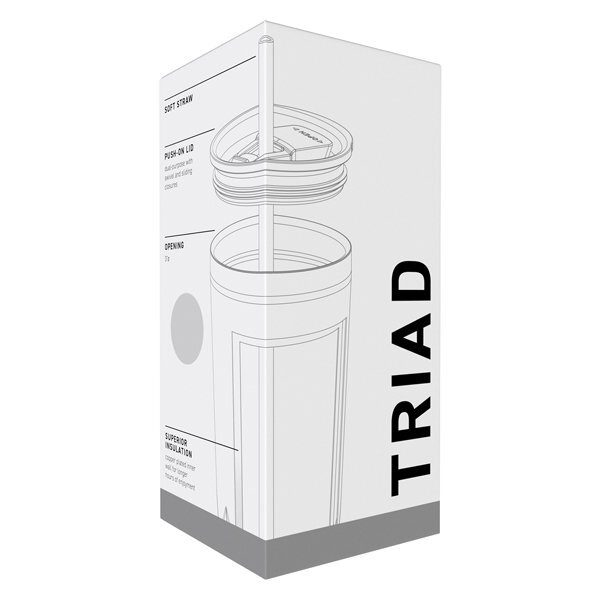 Triad Double Wall Stainless Tumbler, 20.9oz.