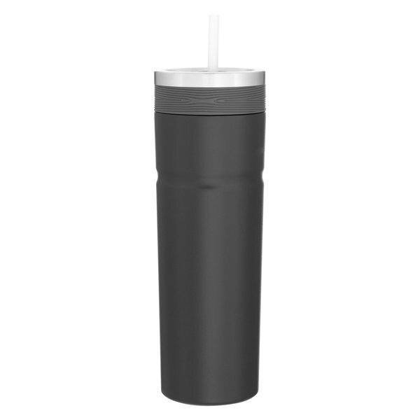Veil Double Wall Stainless Tumbler w/ Straw, 20oz.
