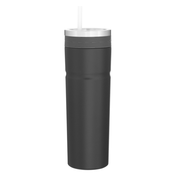 Veil Double Wall Stainless Tumbler w/ Straw, 20oz.