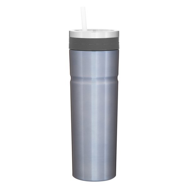 Veil Double Wall Stainless Tumbler w/ Straw, 20oz.