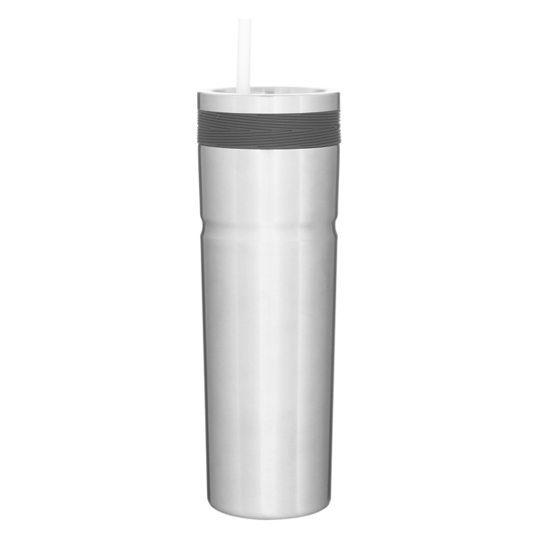 Veil Double Wall Stainless Tumbler w/ Straw, 20oz.