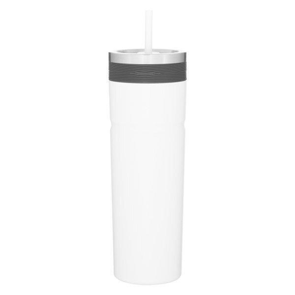 Veil Double Wall Stainless Tumbler w/ Straw, 20oz.