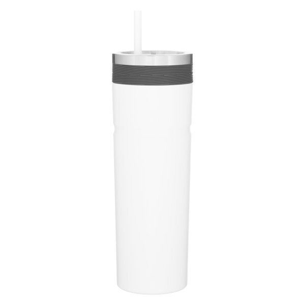 Veil Double Wall Stainless Tumbler w/ Straw, 20oz.