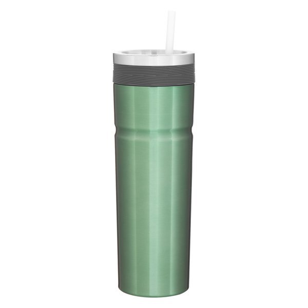 Veil Double Wall Stainless Tumbler w/ Straw, 20oz.
