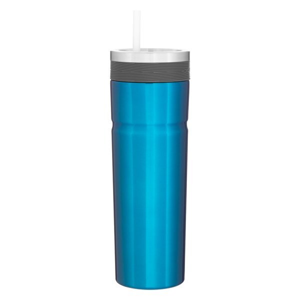 Veil Double Wall Stainless Tumbler w/ Straw, 20oz.
