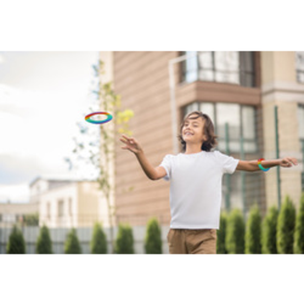 Rainbow Silicone Wrist Disc
