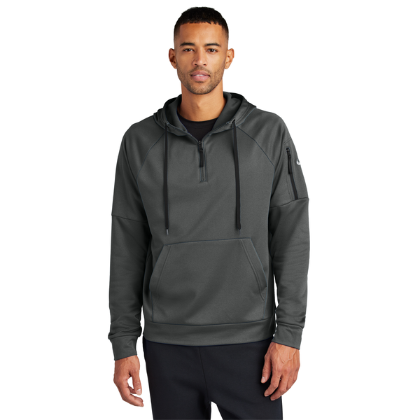 Nike® Therma-FIT Pocket 1/4-Zip Fleece Unisex Hoodie