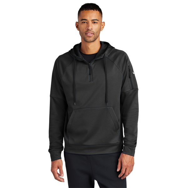 Nike® Therma-FIT Pocket 1/4-Zip Fleece Unisex Hoodie