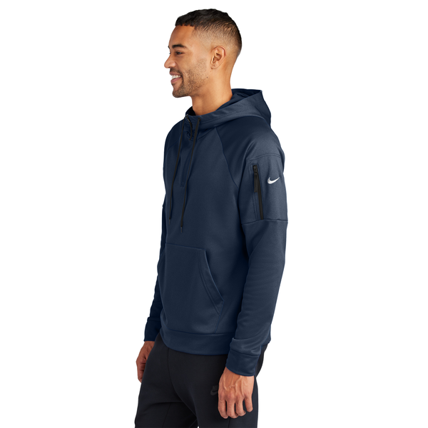 Nike® Therma-FIT Pocket 1/4-Zip Fleece Unisex Hoodie