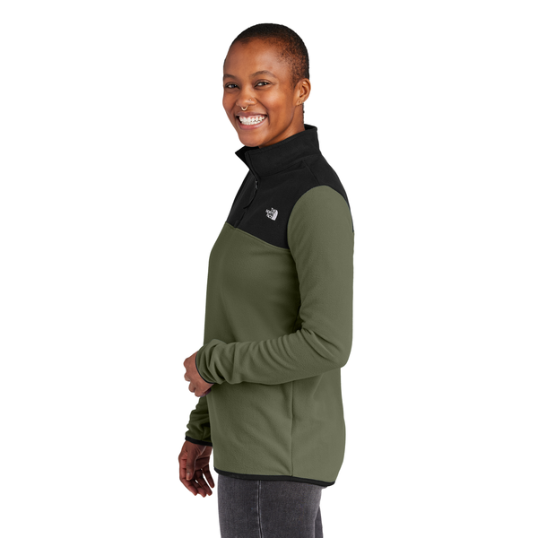 The North Face® Glacier Recycled Polyester 1/4-Zip Ladies' Fleece