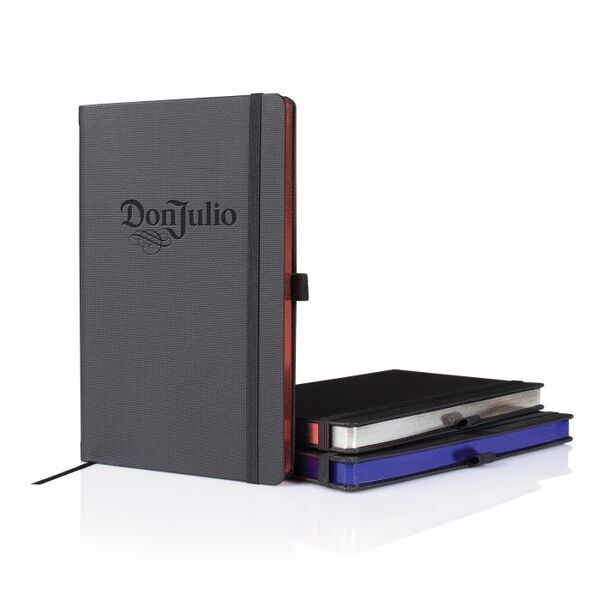 All Metal Medio Ivory Pg Lined Journal