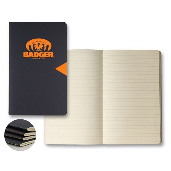 Notch Ivory Medio Ivory Pg Lined Journal