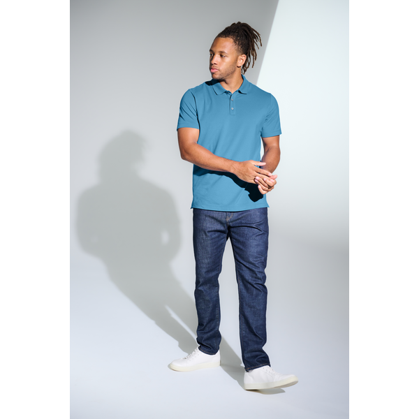 MERCER+METTLE™ Stretch Tri-Blend Pique Men's Polo