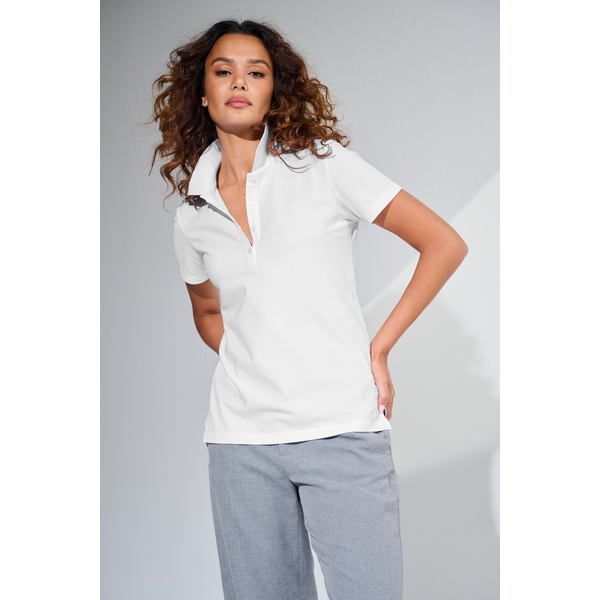 MERCER+METTLE™ Stretch Tri-Blend Pique Ladies' Polo