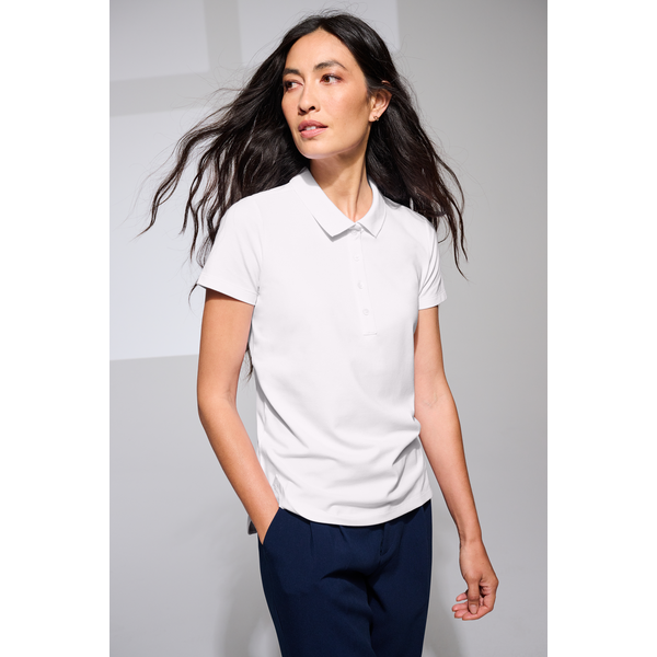 MERCER+METTLE™ Stretch Tri-Blend Pique Ladies' Polo