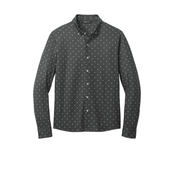 MERCER+METTLE™ Stretch Poly/Spandex Jersey Long Sleeve Men's Shirt