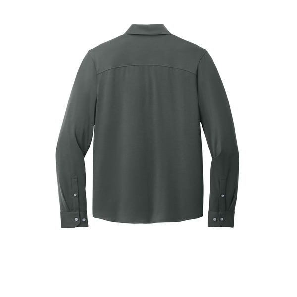 MERCER+METTLE™ Stretch Poly/Spandex Jersey Long Sleeve Men's Shirt