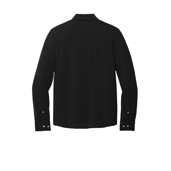 MERCER+METTLE™ Stretch Poly/Spandex Jersey Long Sleeve Men's Shirt