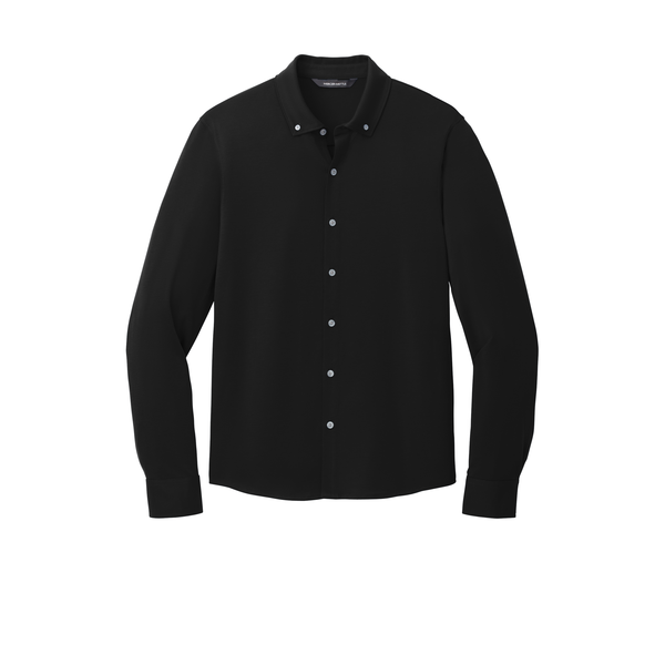 MERCER+METTLE™ Stretch Poly/Spandex Jersey Long Sleeve Men's Shirt
