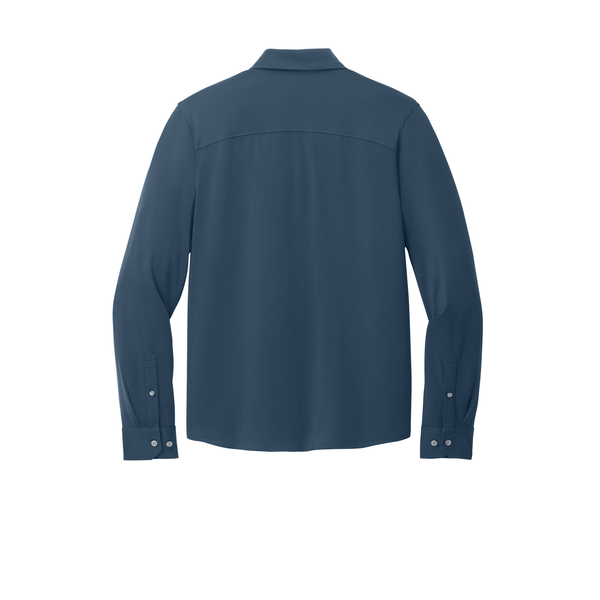MERCER+METTLE™ Stretch Poly/Spandex Jersey Long Sleeve Men's Shirt