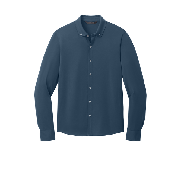 MERCER+METTLE™ Stretch Poly/Spandex Jersey Long Sleeve Men's Shirt
