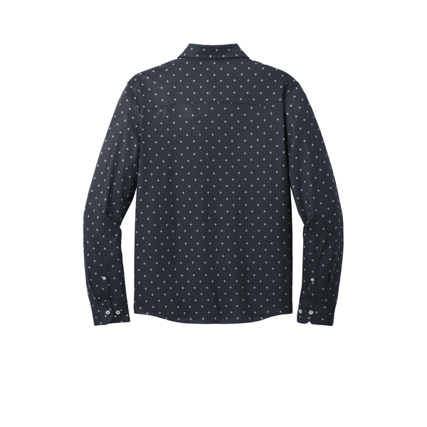 MERCER+METTLE™ Stretch Poly/Spandex Jersey Long Sleeve Men's Shirt