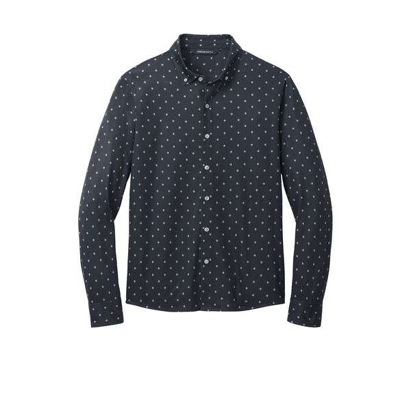 MERCER+METTLE™ Stretch Poly/Spandex Jersey Long Sleeve Men's Shirt