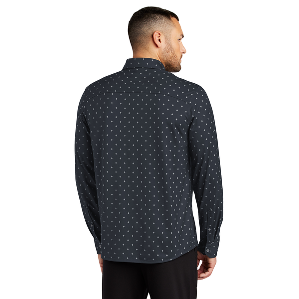 MERCER+METTLE™ Stretch Poly/Spandex Jersey Long Sleeve Men's Shirt